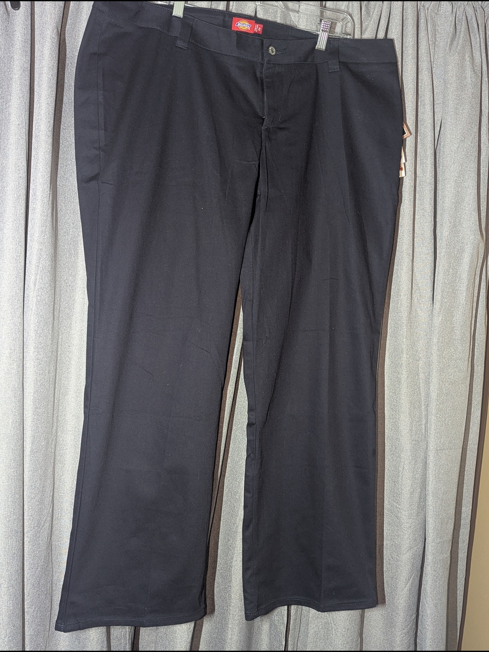 DICKIES Girl Plus Straight Work Pants Stretch Twill 22 NWT
